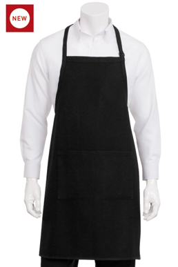 Picture of Chef Works - A605-WHT - White Waffle Weave Bib Apron